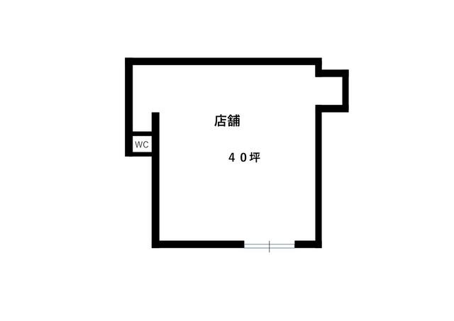 喜沢貸店舗の間取り