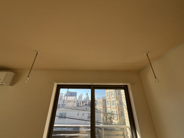 【内装】 | ジュヌセードルＢ | 室内物干し完備！お部屋干しもラクラク。