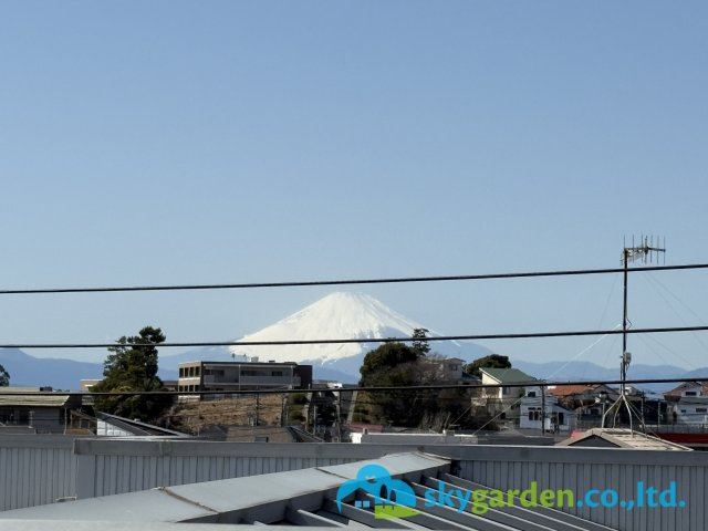 藤沢市片瀬3丁目　一戸建ての展望|晴天時には富士山・大山・箱根方面を遠望