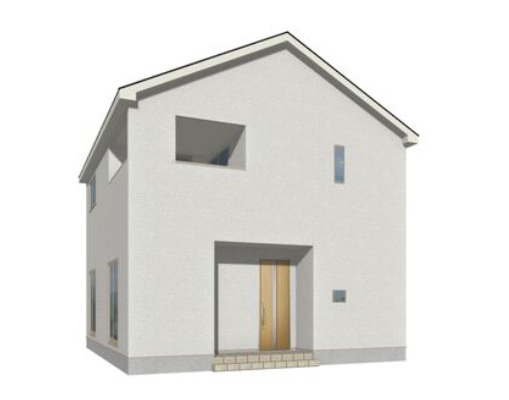 茨城町長岡第４の外観パース|1号棟外観パースです。2026年4月下旬完成予定！同施工物件の内覧可能です！！お気軽にお問い合わせください。