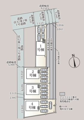 【区画図】 | 田方郡函南町柏谷 2期 新築一戸建て 1号棟 | 1号棟の区画図です
