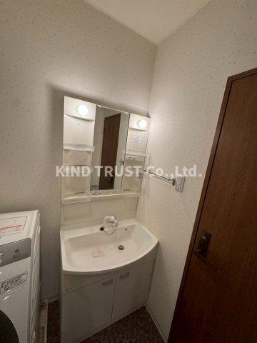 堂島レジデンスの洗面所|広い洗面スペース