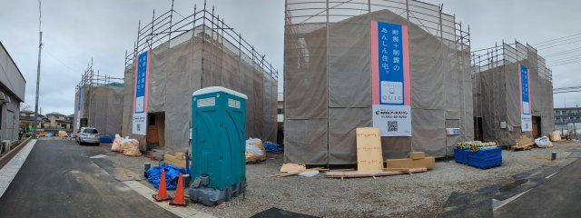 茨城町長岡第４の前面道路含む現地写真|前面道路含む現地写真です