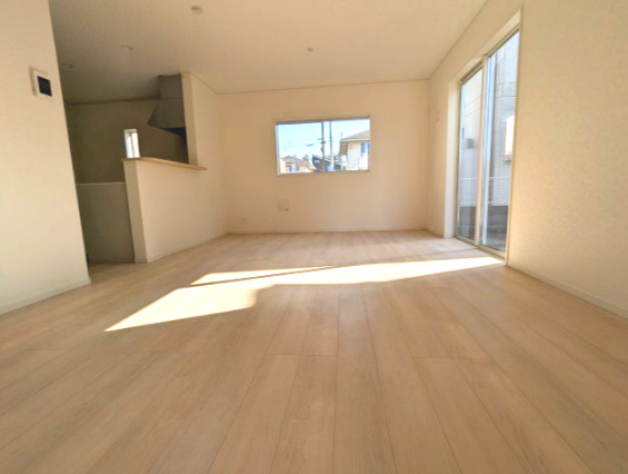 茨城町長岡第４の居間・リビング|リビングです。こちらのリビングで趣味の時間をお楽しみください（同施工物件写真）