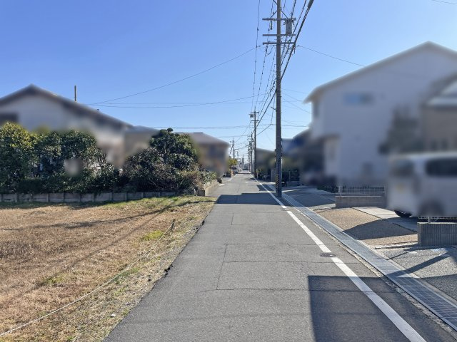 【前面道路含む現地写真】 | 桑名市大字江場　事業用地 | 前面道路