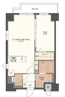 【間取り】 | ベリエージュ門前仲町