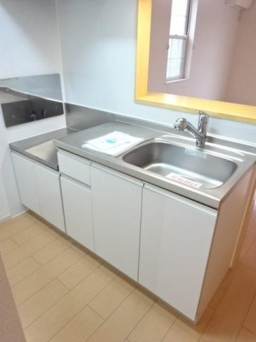 サン　ウッドのキッチン