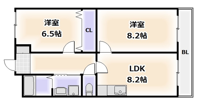 【間取り】 | 日生ロイヤル高津