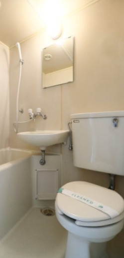 練馬区平和台４丁目の賃貸マンションのトイレ