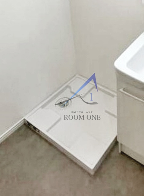 ファーストハイツこはらの設備|洗濯機置き場です。