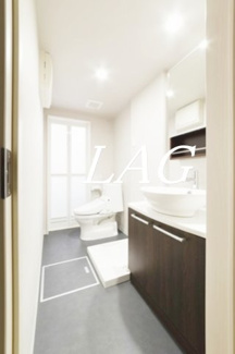 【洗面所】 | KAHALE八千代A | 洗面台です。