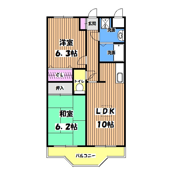 【間取り】 | パークサイド武蔵野