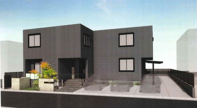 仮称　鶴川３丁目メゾンの外観パース