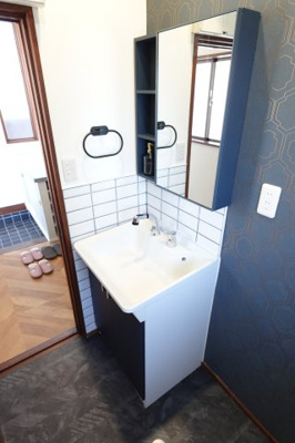 【洗面所】 | 北欧andフレンチのデザイナーズリノベ戸建 