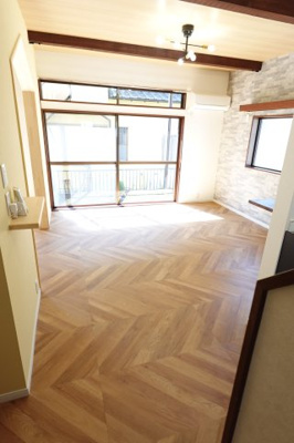 【居間・リビング】 | 北欧andフレンチのデザイナーズリノベ戸建 