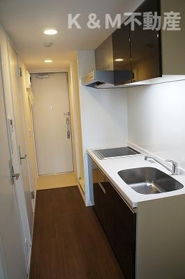 リブリ・エクセルのキッチン|コンパクトなキッチンで掃除もラクラク