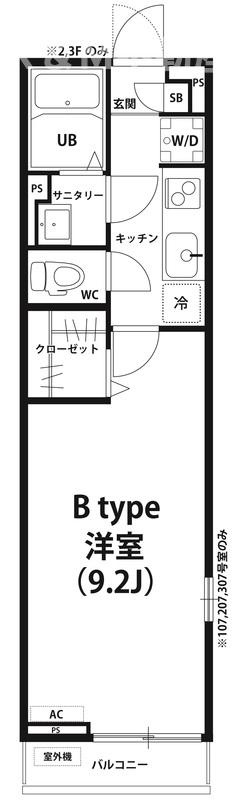 リブリ・エクセルの間取り