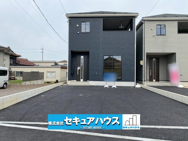 【本日ご案内可能】愛知郡東郷町諸輪　全4棟の外観|【現地外観写真】
◆完成！本日ご案内可能♪
◆駐車並列2台可能！オプション工事でカーポート設置などいかがでしょうか。その他にも、フェンスなどの「オプション工事」もご提案いたします♪　　　　　　　　　　