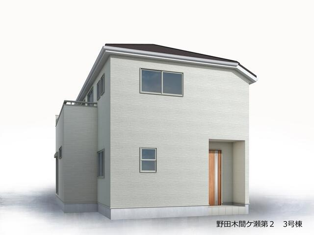 野田木間ケ瀬第２の外観パース|完成予想図（外観）