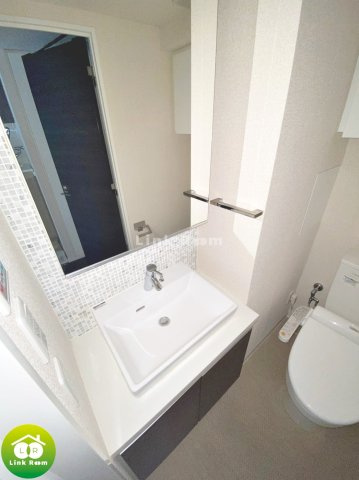 パークリュクス門前仲町monoの洗面所