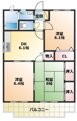 メゾンローリエの間取り