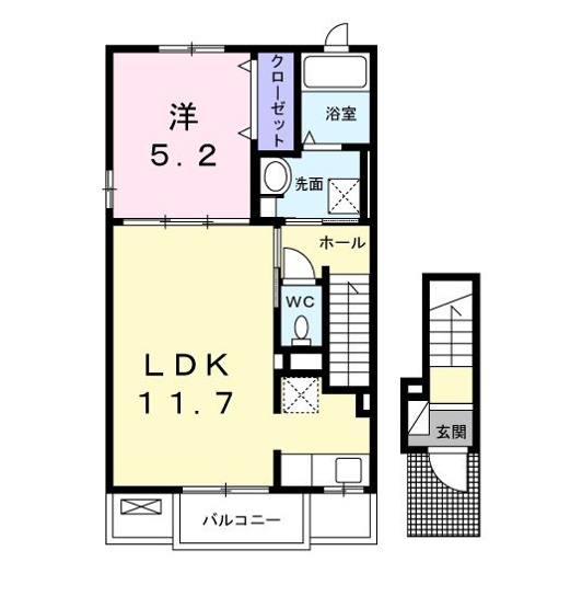 【間取り】 | ビューパレスⅡ