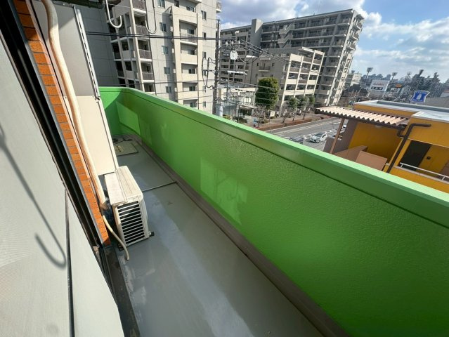 第二錦生コーポのバルコニー