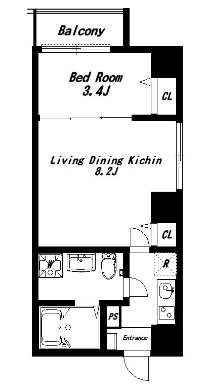 グレイスコート清澄白河の間取り