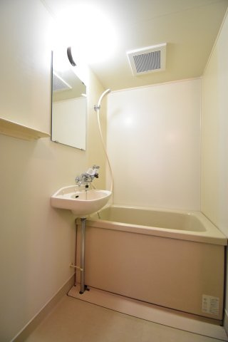 ハイツ五條の浴室