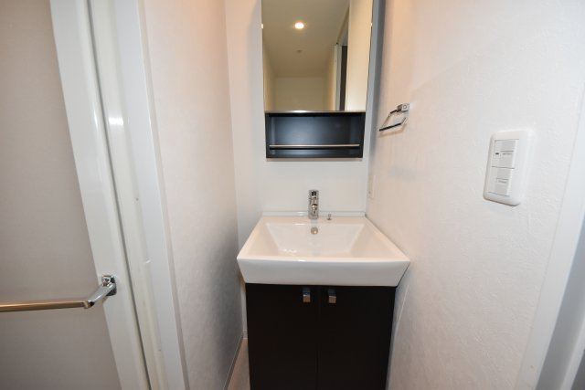 大阪市中央区博労町１丁目の賃貸マンションの洗面所