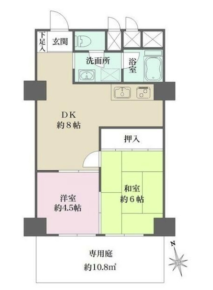 秀和幡ヶ谷レジデンスの間取り