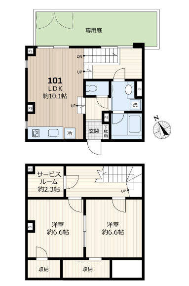 TOBE　北沢の間取り