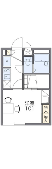 【間取り】 | レオパレスラプリマヴェーラ | 画像2