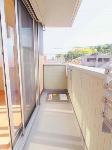 アップス大町DⅡのバルコニー