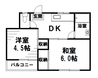 【間取り】 | コーポマルナカ