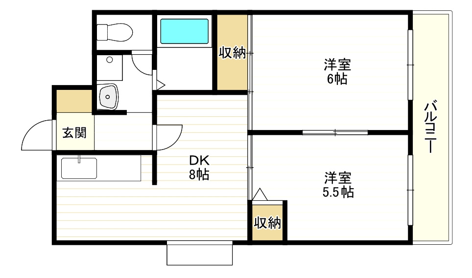 ファーストタウンパートⅤの間取り