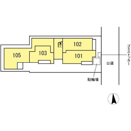 アヴァンス東日暮里の区画図