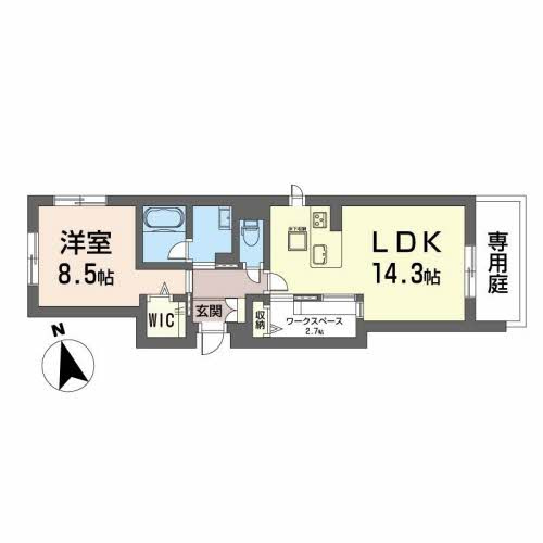 プロムナードの間取り