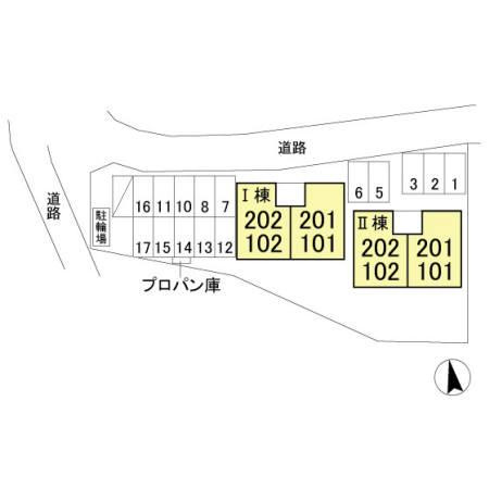 ヴィラ・ウィロー　Ⅰの区画図|他社様掲載物件もまとめてご紹介、ご案内可能です(^^)/