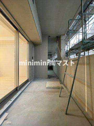 スプランディッドあびこ駅前のバルコニー