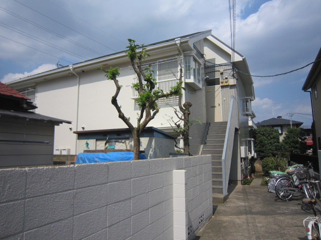 三鷹市深大寺３丁目のアパートの外観パース