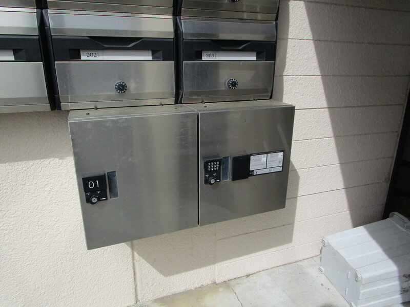 ベルツリーマンションのエントランス