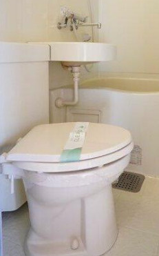 浅草スカイレジテルのトイレ