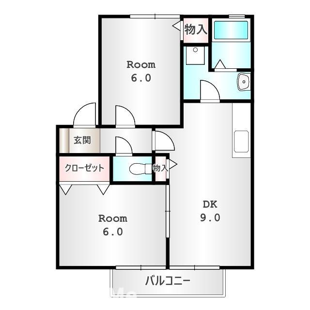 エピナール　Ｃの間取り|他社様掲載物件もまとめてご紹介、ご案内可能です(^^)/