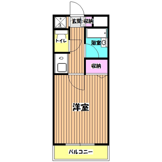 【間取り】 | ベルタール橋本 | 反転タイプ