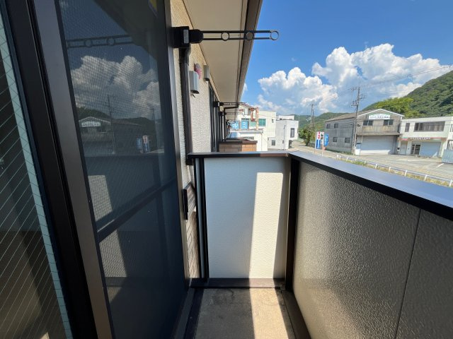 姫路市砥堀のハイツのバルコニー