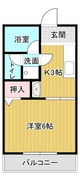 春日井市大留　アパート　の間取り