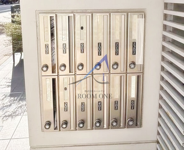 AXIS銀座東のその他共用部分|集合ポストです。