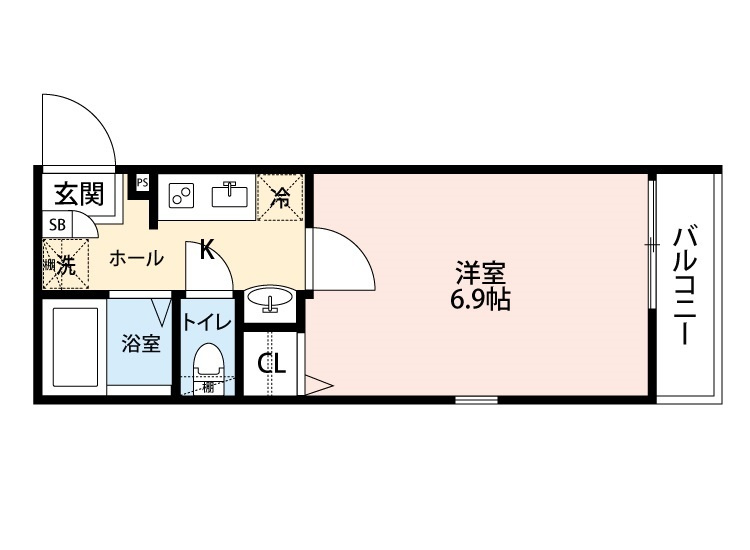 グランクオール大島の間取り