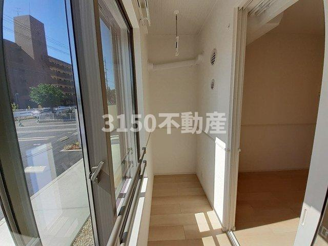 エスポワール宇佐南３のバルコニー